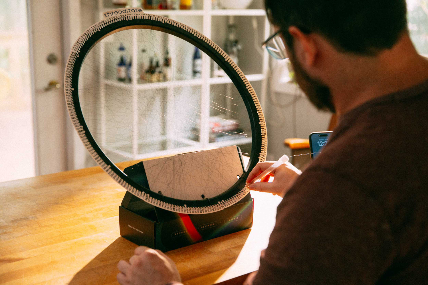Threaditate Custom String Art Kit